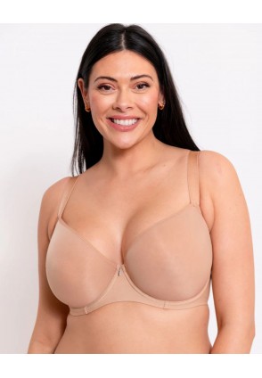 Бюстгальтер спейсер Curvy Kate Smoothie Spacer Moulded T-Shirt Plunge Bra Latte Beige