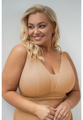 KRIS LINE MARCELLA COFFEE Bra micromodal Бюст