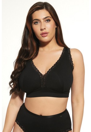 Бюстгальтер KRIS LINE MARCELLA BLACK Bra micromodal