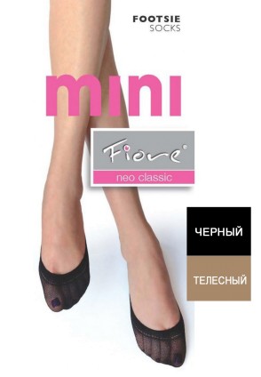 FIORE 1001/C MINI Подследники женские 2 пары в упаковке