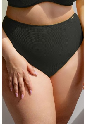 KRIS LINE LEMON BLACK Briefshighwaist Трусы купальные
