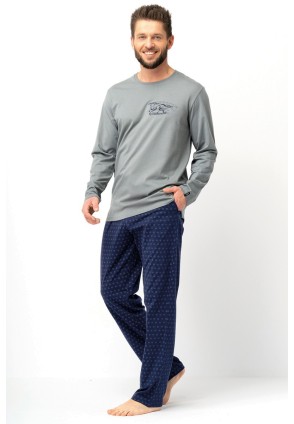 KEY MNS 612 Пижама мужская со штанами