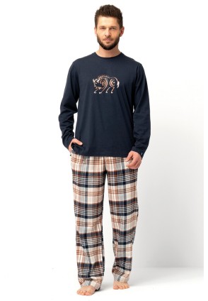 KEY MNS 444 Пижама мужская со штанами