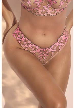 KINGA 1204/2-B FRENCH FLOWERS Трусы бразильяно