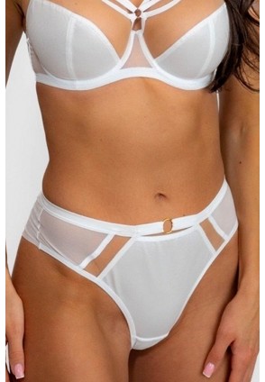 SUBTILLE BUTTERFLY WHITE Mini Трусы бразильяно