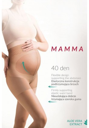 Телесные колготки для беременных 109 Mamma 40 den Neutro