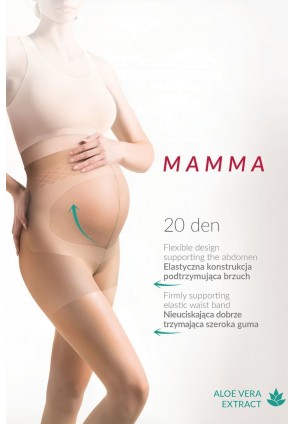 Телесные колготки для беременных 108 Mamma 20 den Neutro