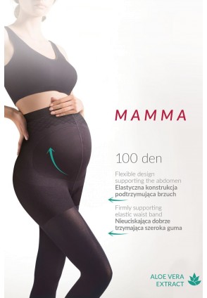 Колготки для беременных 174 Mamma 100 den Nero