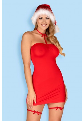 Очаровательная сорочка Kissmas chemise Red