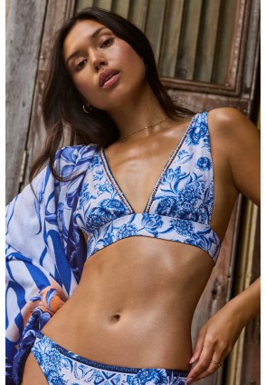 Верх купальника 15377 Laurie Azure