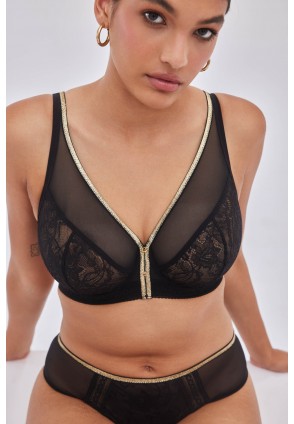 Бюстгальтер Chiara M Bralette Black-Gold