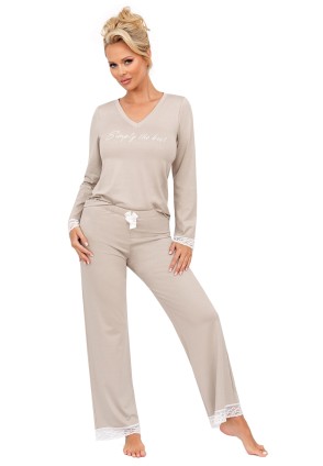 Simply long pyjamas Beige