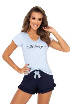 Be Happy 1/2 pyjamas Blue