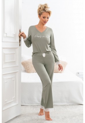 Simply long pyjamas Olive