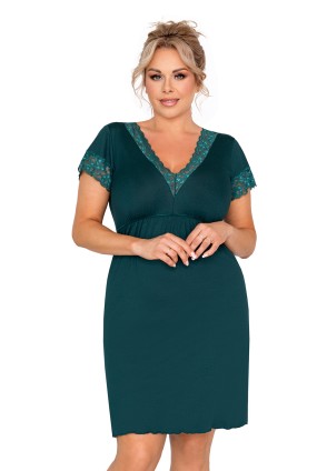 Mariza plus nightdress Green