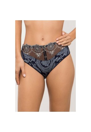 Высокие трусы женские синего цвета Empreinte 0582